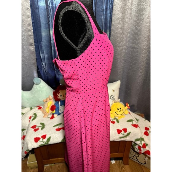 Pink Polka Dot Dress NWT - Picture 6 of 13